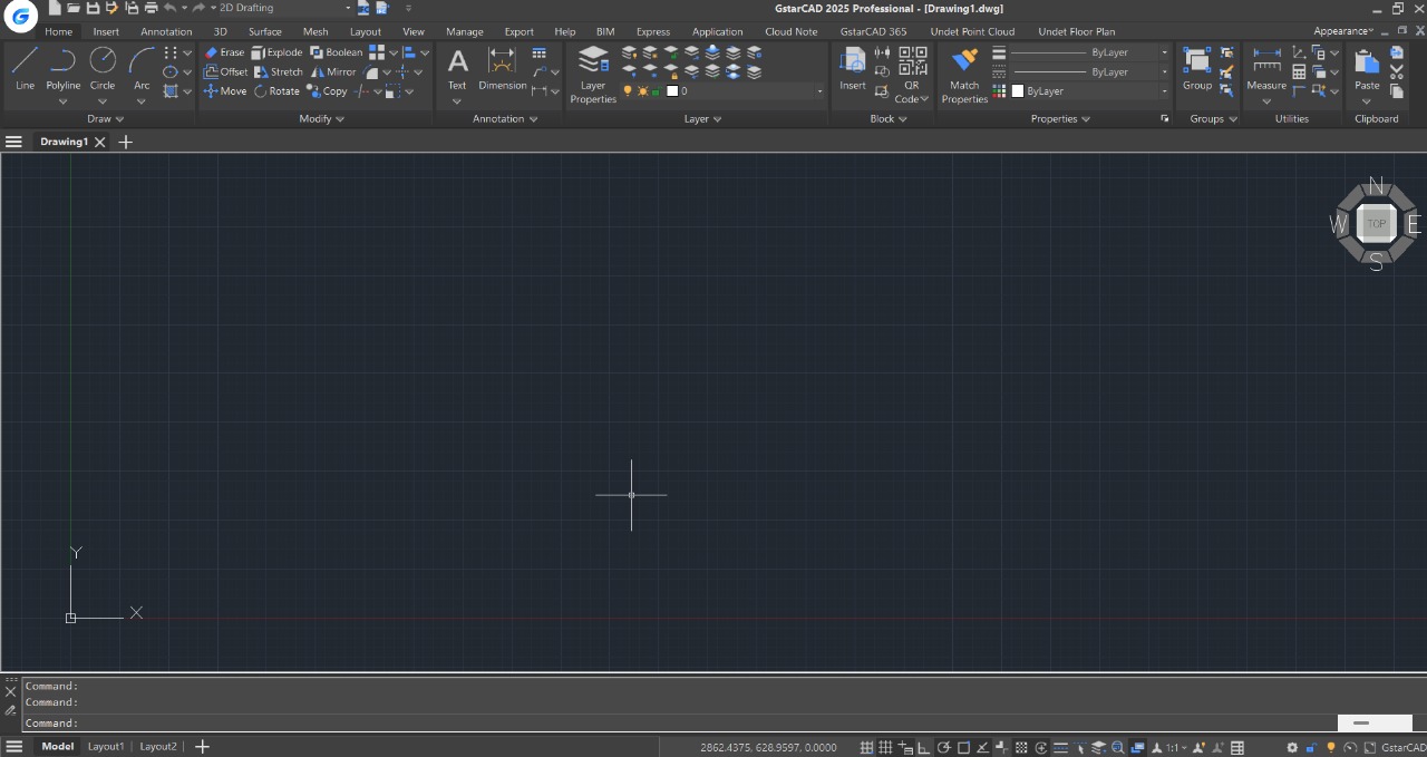 GstarCAD Interface Professional